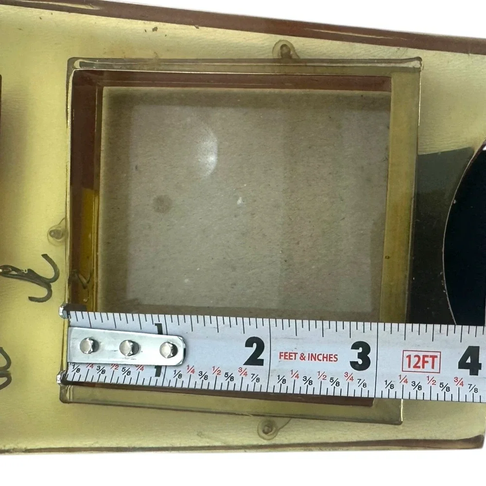 Vintage Lucite Photo Frame Fishing Lure Embedded Red White Heddon Style Taiwan - Picture 9 of 9